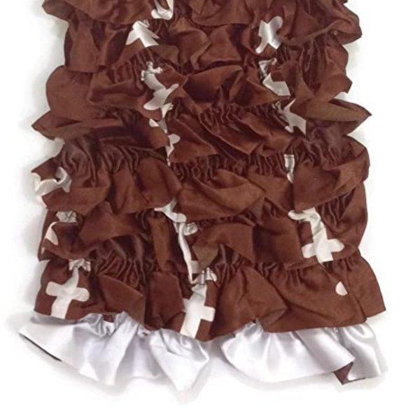 Baby Romper Rush dance American football touchdown satin petti dress girls M … - Picture 2 of 9